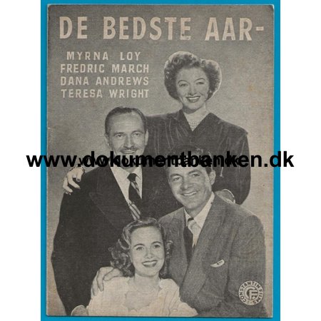 De Bedste r, Myrna Loy, Filmprogram, 1946