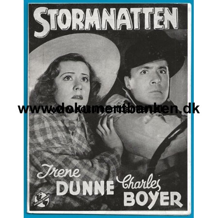 Stormnatten, Charles Boyer, Filmprogram, 1939