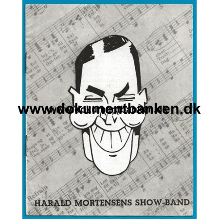 Harald Mortensens Show Band, Program p 8 sider. Signeret Harald Mortensen
