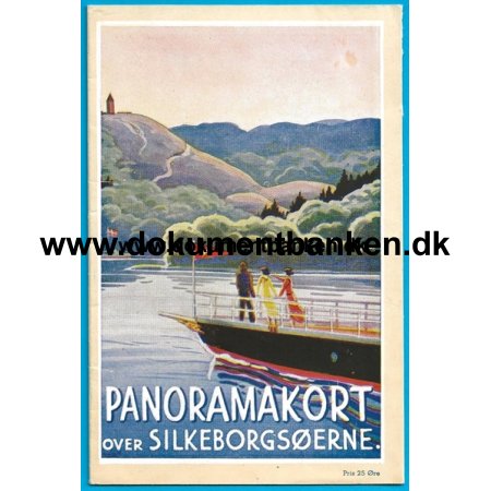 Panoramakort over Silkeborgserne