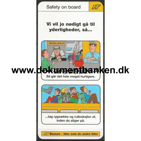 HT Safety On Board Reklame Flyer 