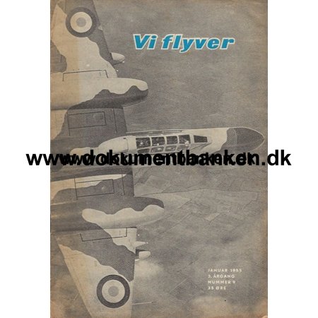 SAS Vi flyver Januar 1955 Luftfart Blade