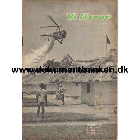 SAS Vi flyver Februar 1955 Luftfart Blade