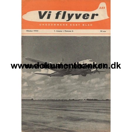 SAS Vi flyver Oktober 1952 Luftfart Blade