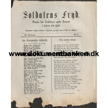 Lejren ved Hald Ege Viborg Soldatens Fryd Lejravis 1877