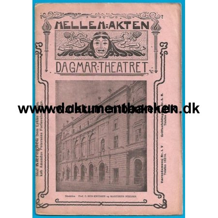 Dagmar Theatret Program 1903