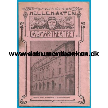 Dagmar Theatret Program 1902