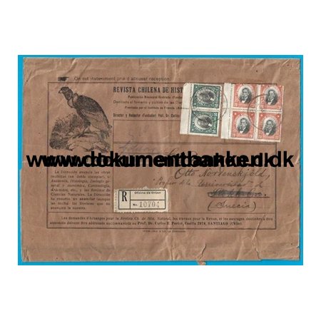 Chile Kondor R-Kuvert til Stockholm 1921