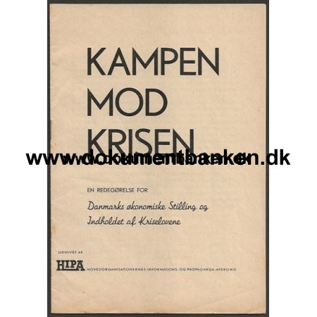 Kampen mod Krisen Publikation HIPA 