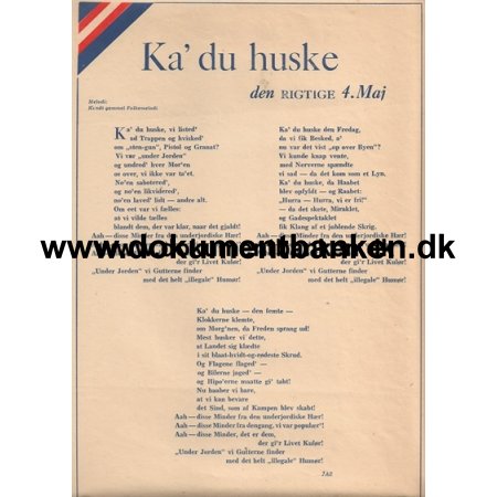 Ka' du huske den rigtige 4 Maj Lsblad