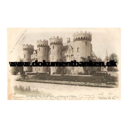 Chateau de Villebon. Carte Postale.