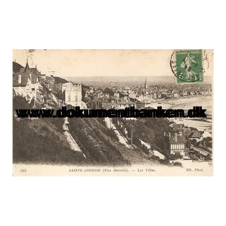 Sainte-Adresse (Nice Havrais). Les Villas. Carte Postale
