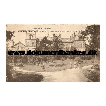 Clermont-Ferrand. L' Universitete - Vue du Jardin des Plantes. Carte Postale
