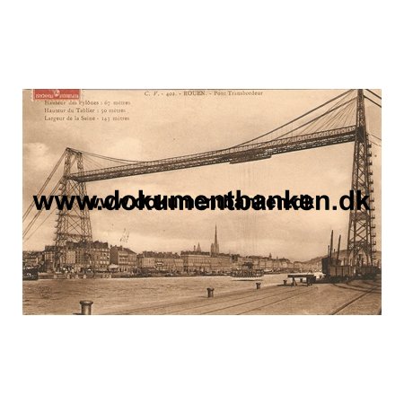 Rouen. Pont Transbordeur. Carte Postale