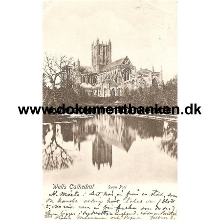 Wells Cathedral. Post Card. 1904