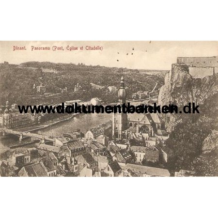 Dinant. Panorama (Pont, Eglise et Citadelle) Carte Postale