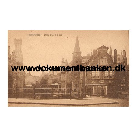 Brugge. Rozenhoed Kaai. Carte Postale