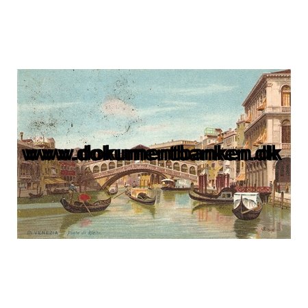 Venezia - Ponte di Rialto. Carte Postale