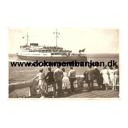 Oostende De Mailboot "Koning Albert" Belgien Postkort