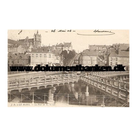 Le Mans, Le Pont en X, France, Carte Postale