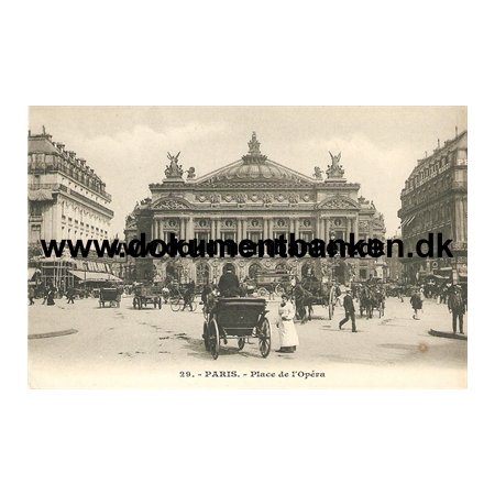 Paris, Place de l'Opera, Carte Postale