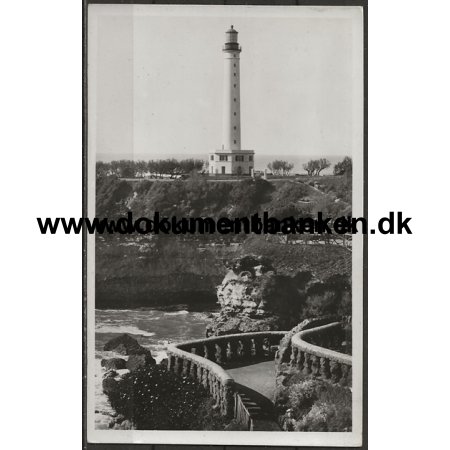 Le Phare Biarritz Frankrig Postkort