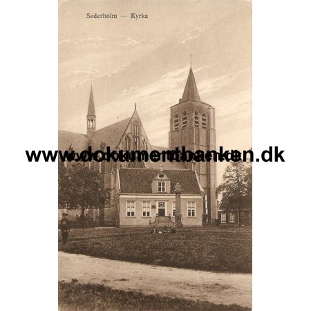 Wouw, Kirke med Rdhus, Holland, Carte Postale, 