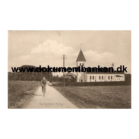 Rungsted Kirke, Postkort, 1910