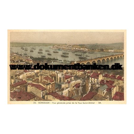 Bordeaux, Vue generale prise de la Tour Saint-Michel, Carte Postale