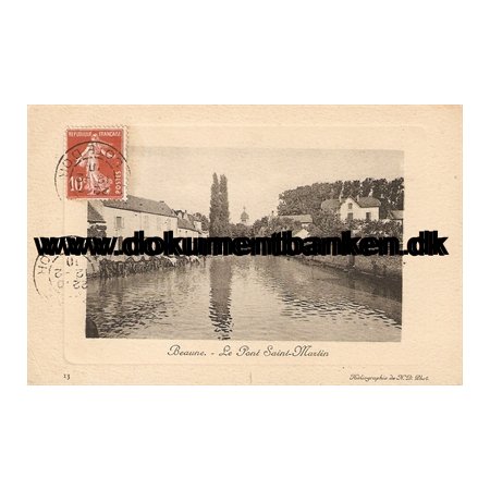 Beaune, Le Pont Saint-Martin, Carte Postale