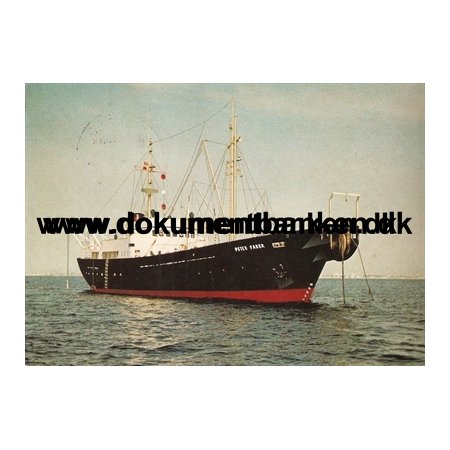 K/S Peter Faber, Det danske post og telegrafvsens kabelskib, postkort 1968
