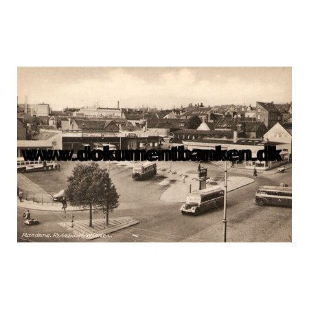 Rutebilstationen, Randers, Postkort