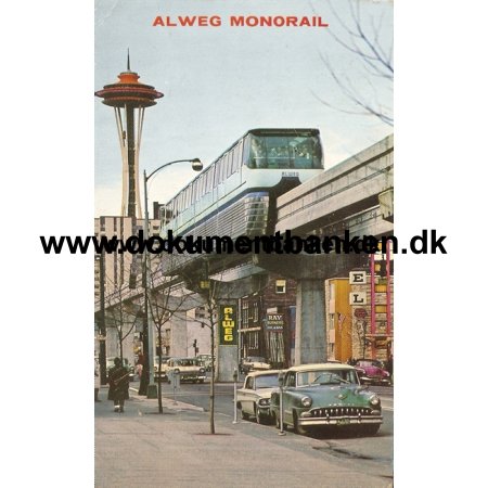 Seattle, Monorail, Washington, Post Card