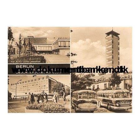 Berlin, Haupstadt, DDR, Postkarte