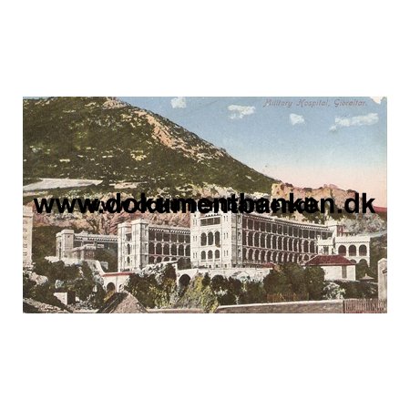 Gibraltar, Military Hospital, Post Card