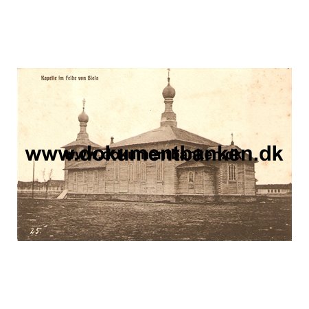 Biala, Kapelle im felde von Biala, Polen, Feldpostkarte