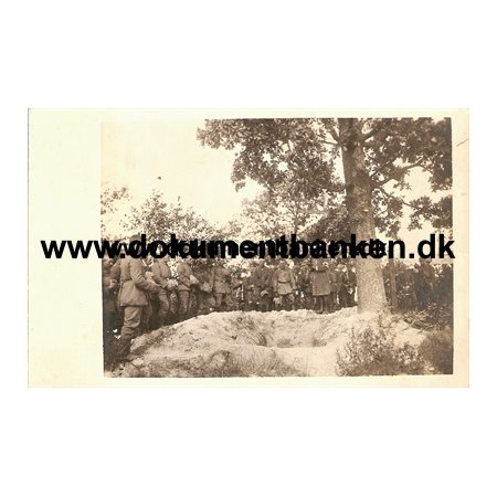 Tyskland, 1 verdenskrig, Feltprsttale ved Begravelse, Postkarte