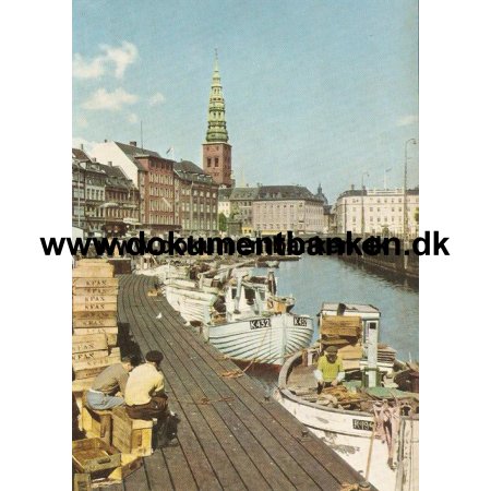 Gammel Strand med Fiskebde, Kbenhavn, Postkort