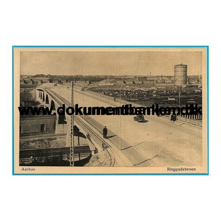 Ringgadebroen, rhus, Jylland, Postkort