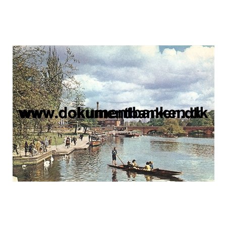 River Avon, Stratford On Avon, England, Post Card