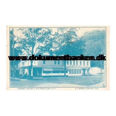 Watkins Glen, Stephen House, N.Y. USA, Post Card, 1926