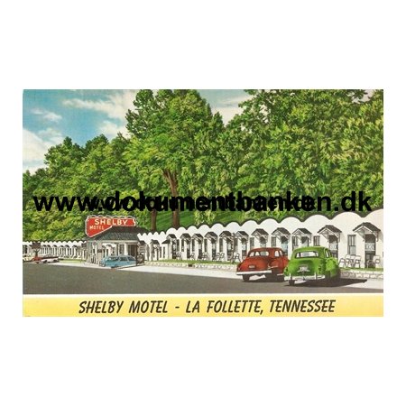 Shelby Motel, La Follette, Tennessee, USA, Post Card