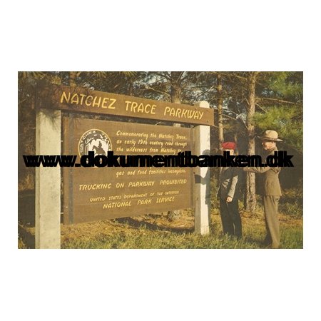 Natchez Trace Parkway, USA, Post Card
