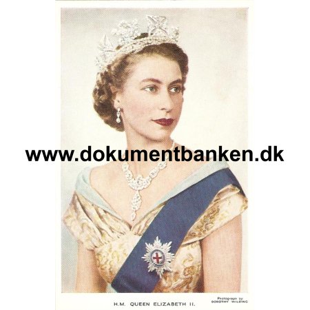 H. M. Queen Elizabeth ll. Post Card