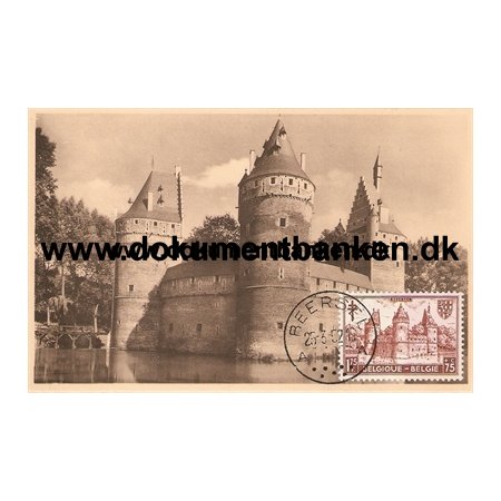 Beersel, Belgien, 1952, Carte Postale