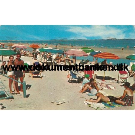 Florida, Sunny Day on the Beach, Post Card, 1964