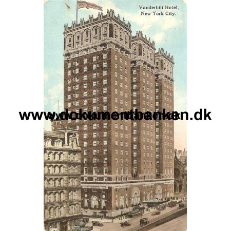 New York, Vanderbilt Hotel, Post Card