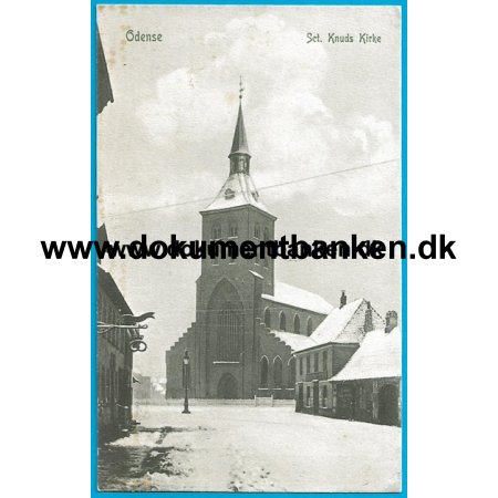 Sct. Knuds Kirke, Odense, Fyn, Postkort