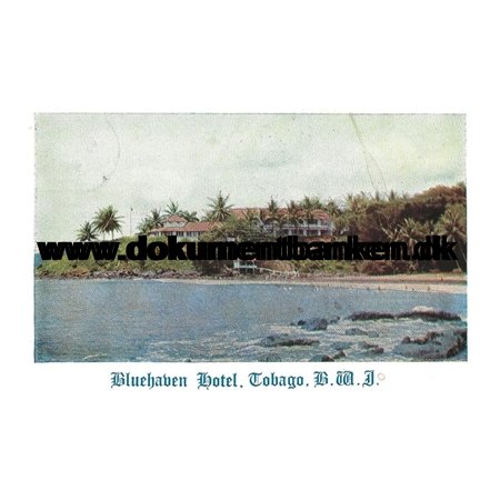 Bluehaven Hotel, Tobago, Trinidad & Tobago, BWI, Postkort