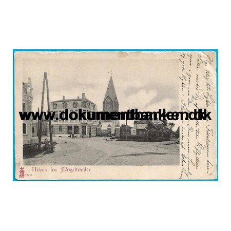 Mgeltnder, Hilsen fra Mgeltnder, Postkort, 1905